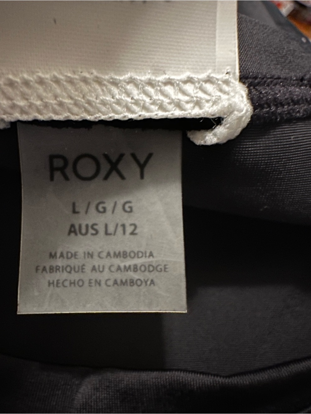 NWT Women's Roxy Fitness Swim Top Rash Guard with UPF 50+ Size Large - Picture 6 of 9